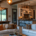 Barndominium decor ideas that turn open spaces into cozy, lived-in homes. Pin this warm and rustic home style inspiration for later!
