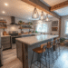 Modern farmhouse kitchen ideas to pin for your next cozy remodel—save this look for later!